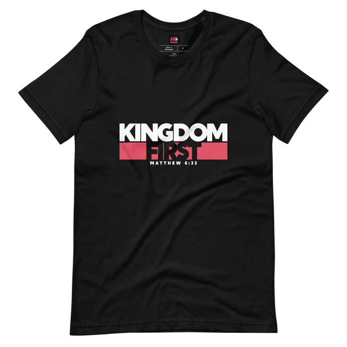 Kingdom First Tee (Red Bar)