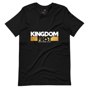 Kingdom First Tee (Gold Bar)